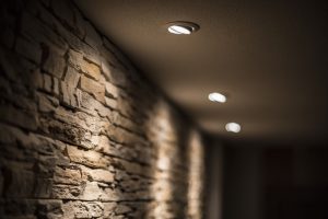 recessed lighting.